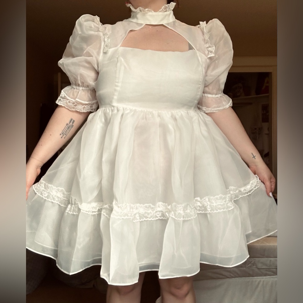 White Selkie dress 2X